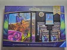 Disney Lorcana First Chapter Collector Set With Binder & 5 Packs; New, Fast Ship