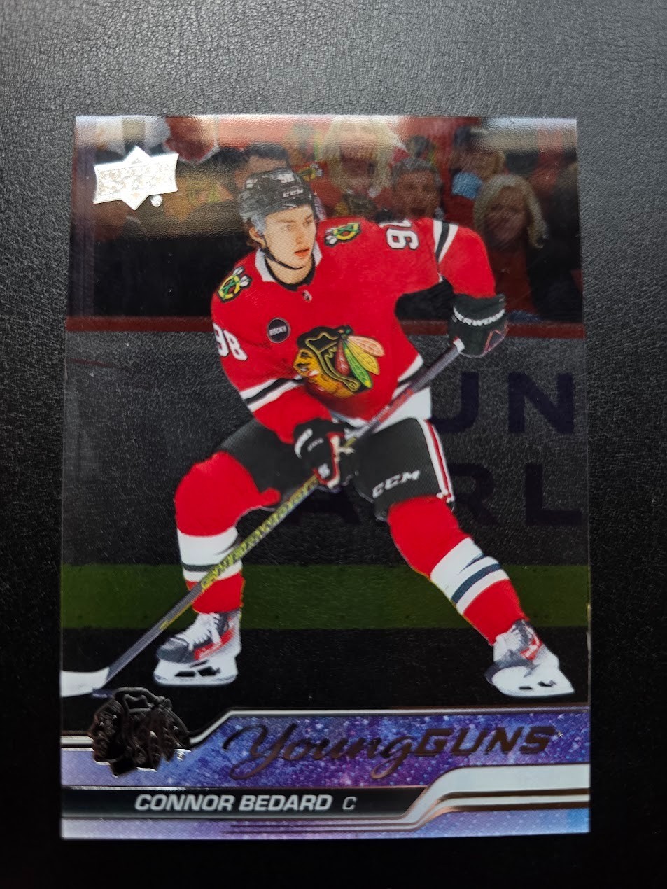 2023-24 Upper Deck Connor Bedard Young Guns Clear Cut view 1