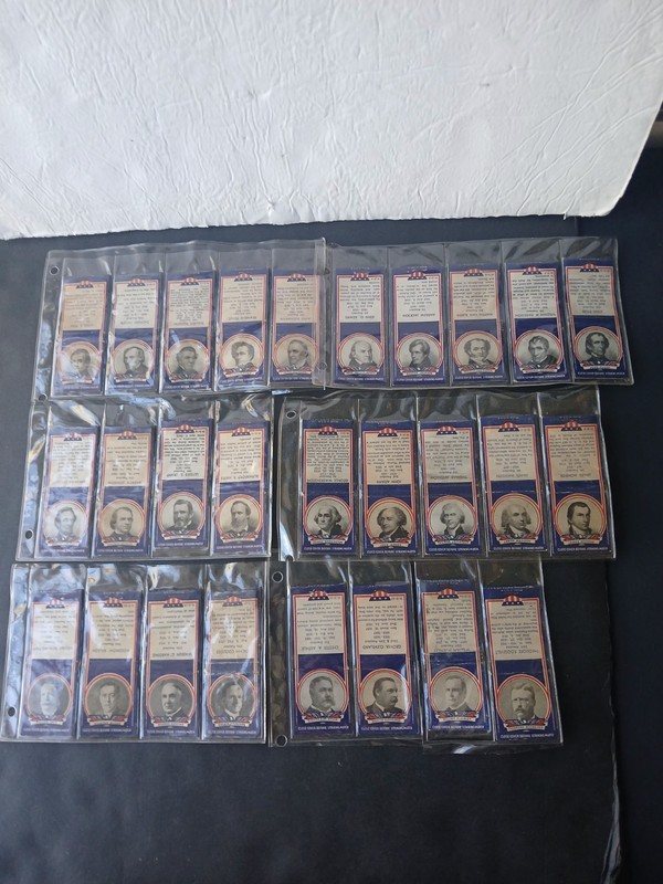 Circa 1940's Vintage Lot (27) Presidential Series Matchbooks