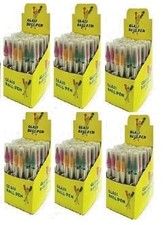 6 Box Sketch Pen 36 Each Glass Tube Ball Pen Black Ass. Color Total 216 Pieces