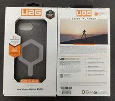UAG Translucent Essential Armor with MagSafe for iPhone 16e - Ash