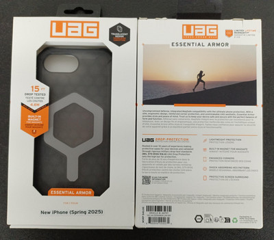 UAG Translucent Essential Armor with MagSafe for iPhone 16e - Ash