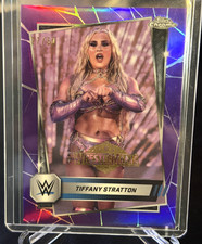 2026 WWE TOPPS CHROME TIFFANY STRATTON PURPLE REFRACTOR /50 WRESTLEMANIA BUYBACK