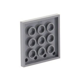 1X Lego Tile 4X4 Dark Gray Sticker Right Star Wars AT-TE 75019 6179PB073R