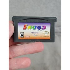 Vintage Snood Nintendo Game Boy Advance GBA AGB-ASQE-USA Video Game Cartridge