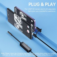 Endoscope Camera IP68 Borescope Snake Inspection HD Camera For iPhone & Android — image 6