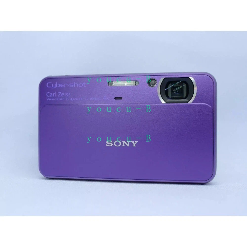 Sony Cyber Shot DSC-T99 CCD Digital Camera - Gold/Silver/Purple