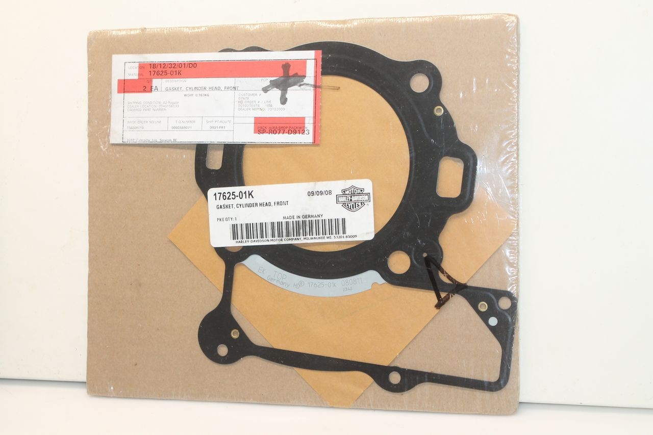 Joint de culasse avant Harley Davidson original 17625-01K en acier