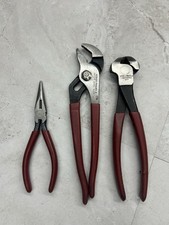 Proto Usa Pliers Tool Lot Adjustable Pliers End Cutters Long Nose Pliers