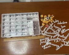 3/4 Inch Letters Felt Board Pre-Cut Pieces Letters Number, Emojis, Words , Box