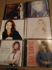6 CD LOT Kathy Mattea Trisha Yearwood Linda Davis Chely Karen Taylor-Good SIGNED