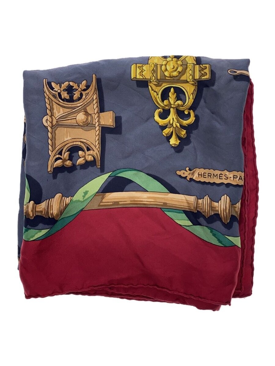 HERMES silk scarf Carre90 FERRONNERIE multicolor design #178