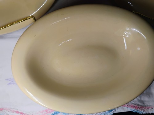 Vintage Homer Laughlin Fiestaware Duże owalne miski morelowe, łącznie 7 - Zdjęcie 9 z 9
