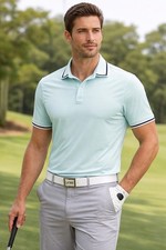 G/Fore Men's Golf Polo Shirt Size Medium, Cha Regular Flex