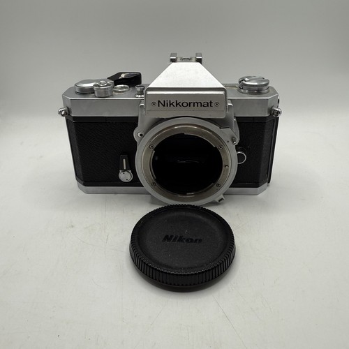 Vintage Nikon Fg Black 35mm Film Camera With 50mm F1.8 Series-e Lens