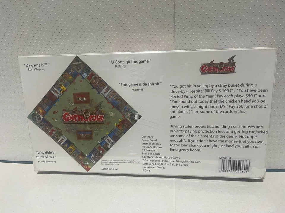 Ghettoply Board Game 2002 - Rare - Image 2 of 4
