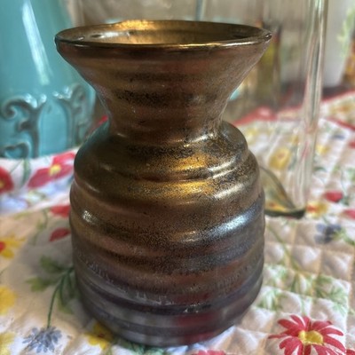 Bronze Or Gold Colored Vase 