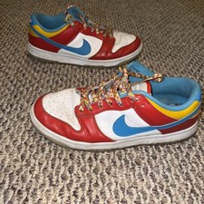 Nike Dunk Low x LeBron James x Fruity Pebbles Multi Color Colorful - Size 9.5