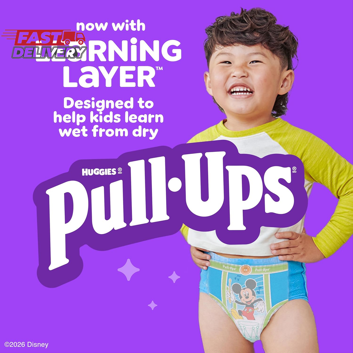 Pull-Ups Boys' Potty Training Pants, Size 6T-7T Training Underwear