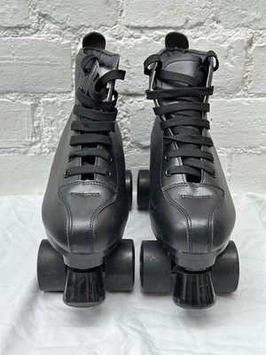 Roller Derby Quad schwarz Rollschuhe Herren / Damen Größe 8 / 42 Euro mit Koffer ''