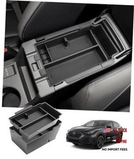 2 Layer-2024 2025 2026 Crosstrek Center Console Organizer for Black A 2 Layer