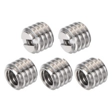 1/4" Female to 3/8" Male Screw Adapter 0.31" for Tripod Alloy Steel, 5Pcs