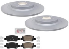 Rear Coated Disc Brake Rotors & Brake Pads For Kia Carnival 2022 2023 2024 2025