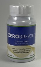 Zero Breath 7-in-1 Bad Breath 60 Capsules Fresh Breath / Bad Breath Eliminator