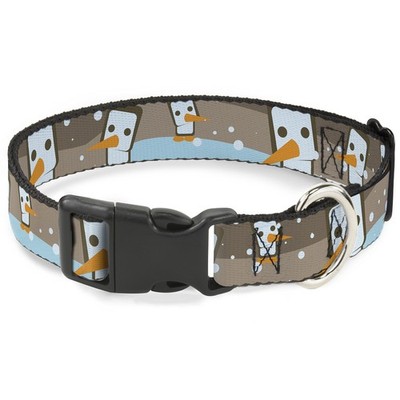 Plastic Clip Collar Block Penguins Tan Large 15-24'' (US IMPORT)