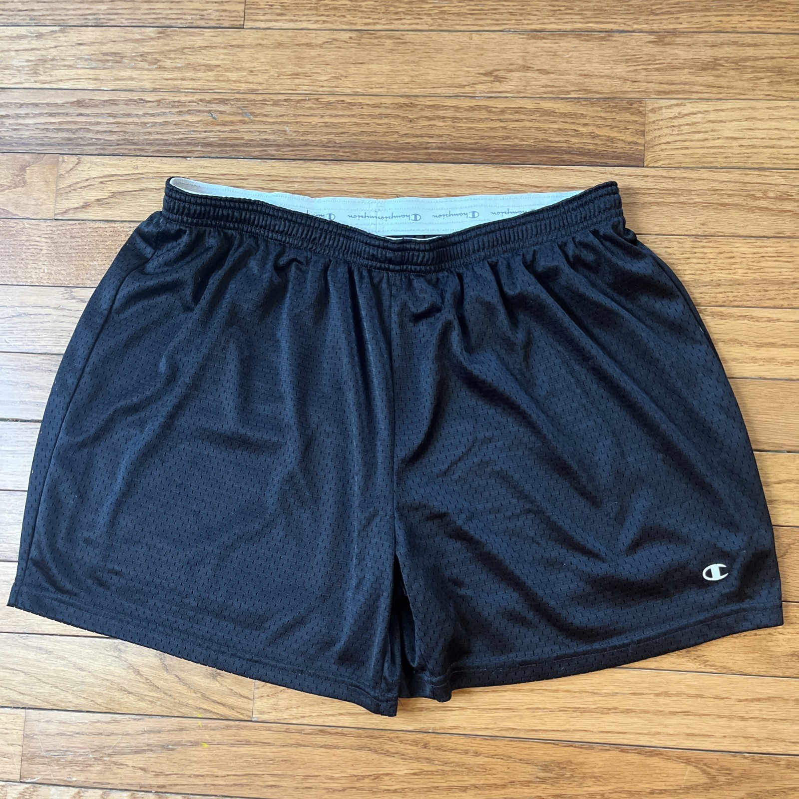 Women’s Champion Black Polyester Athletic Shorts Size L
