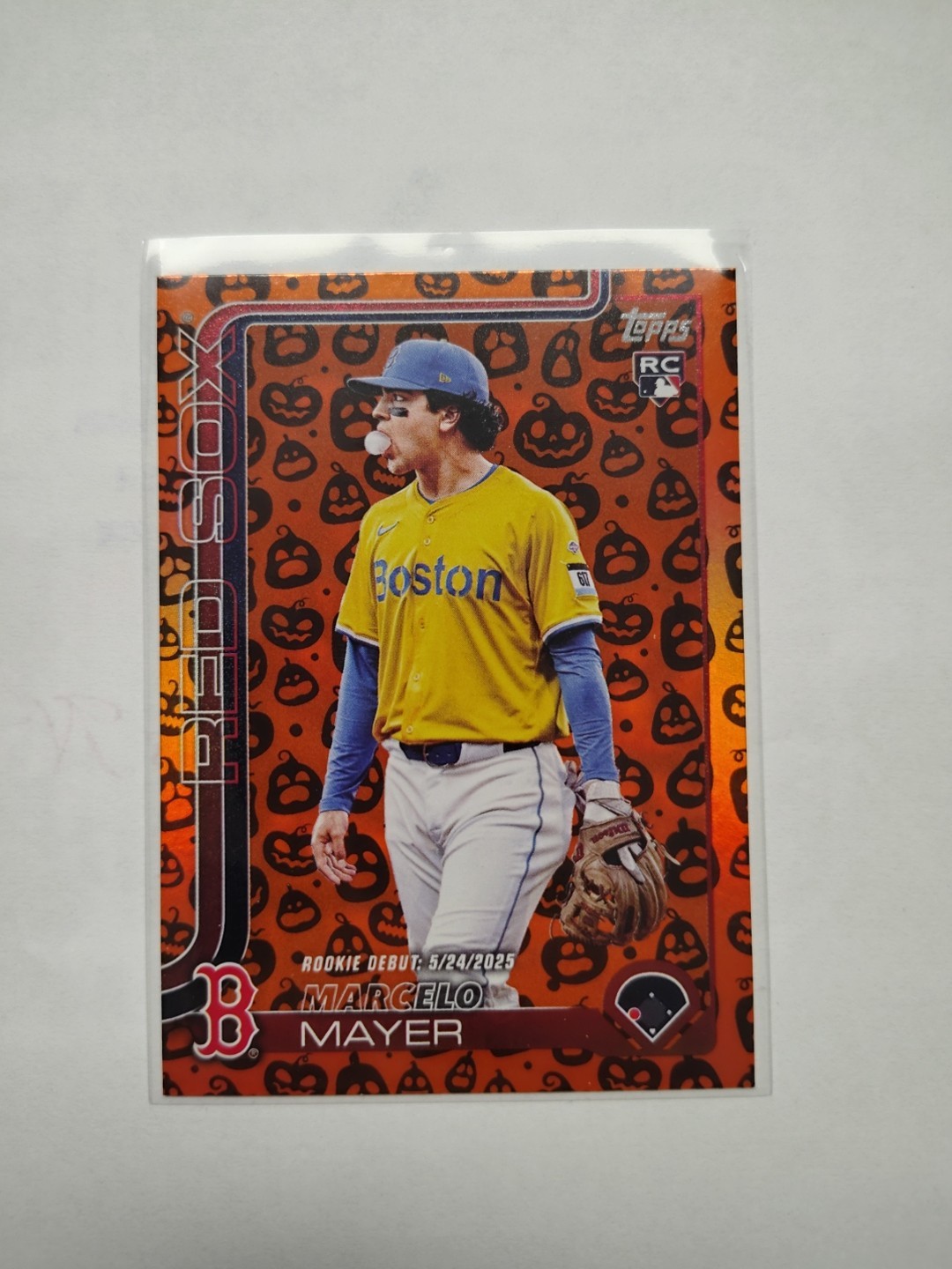 2025 Topps Update Marcelo Mayer Jack-o'-lantern #US276