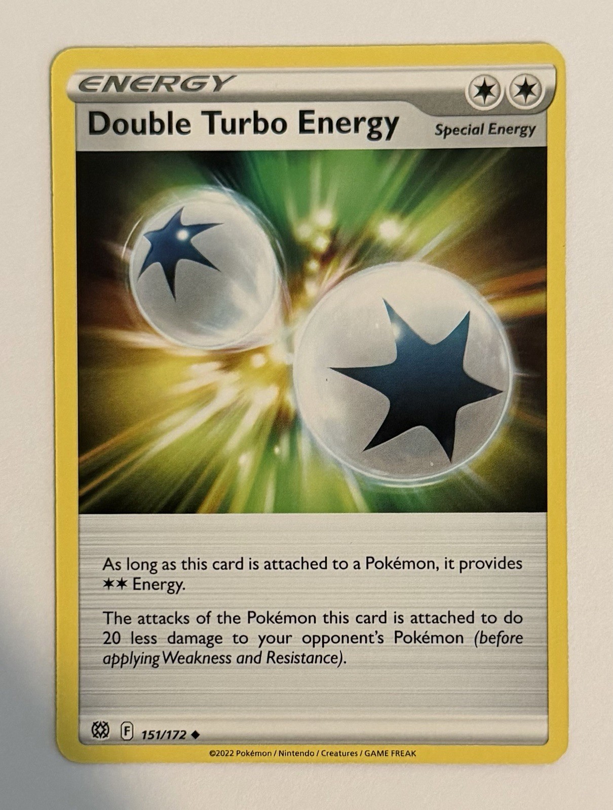 Double Turbo Energy Uncommon SWSH09: Brilliant Stars 151/172 NM Pokemon