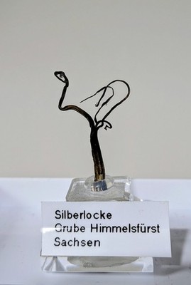 Silber Locke, Grube Himmelsfürst, Sachsen, Germany 