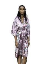 Kimono Robe Long 16 Colors Premium Peacock Bridesmaid Bridal Shower Womens Gift,