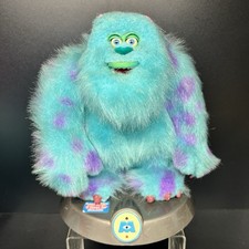 Disney Pixar Monsters Inc. Sully Animated 11" Talking Room Guard Working Tested