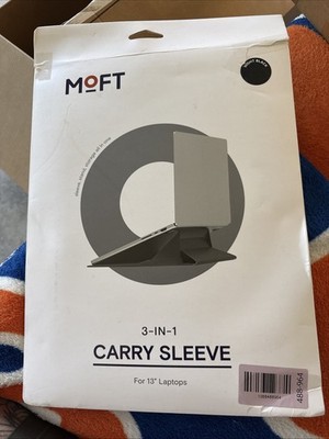 MOFT 3-in-1 Carry Sleeve for 13 Laptops- Night Black