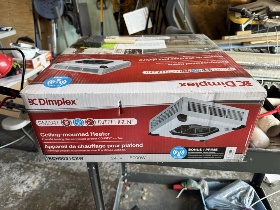 Dimplex Deckenhalterung 5000W Elektroheizung mit Fernbedienung RCH5031CXWMODF - Bild 4 von 4