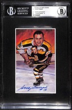 1992-96 Legends Of Hockey 45 Woody Dumart HOF BGS Auto 10 Autograph BAS B101698