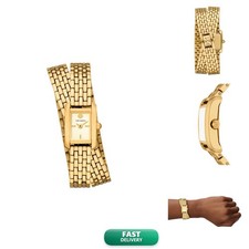 Tory Burch Mini Eleanor Double Wrap Gold-Tone Watch TBW1096