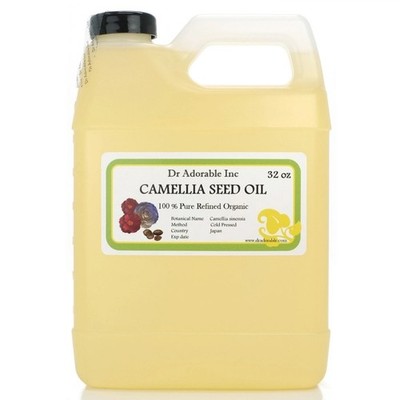 32 Oz Camellia Seed Oil Premium 100%Pure Organic Cold Pressed Carrier Anti Aging