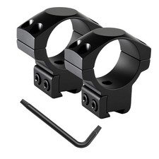 CAJOAUIS 30mm Dovetail Scope Rings Set for 11mm Rails Black