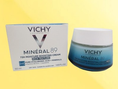 VICHY MINERAL 89 72H MOISTURE BOOSTING CREAM RICH TEXTURE 1.69 OZ EXP: 10/2026