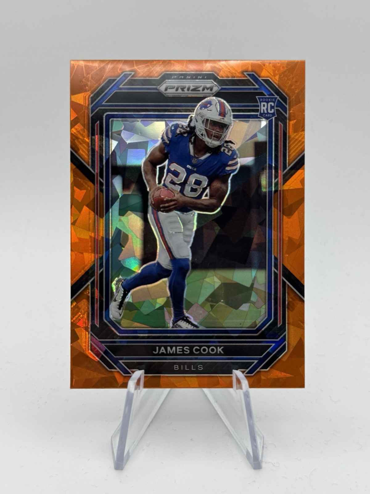 2022 Panini Prizm - Rookies James Cook #319 Orange Ice Prizm (RC)