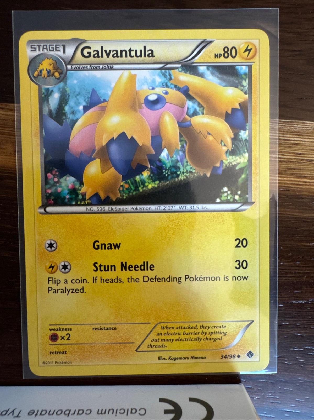 Galvantula 34/98 Uncommon Emerging Powers Pokemon Near Mint