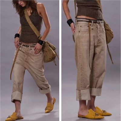 R13 Tailored Drop Kurtis tan jeans size 27