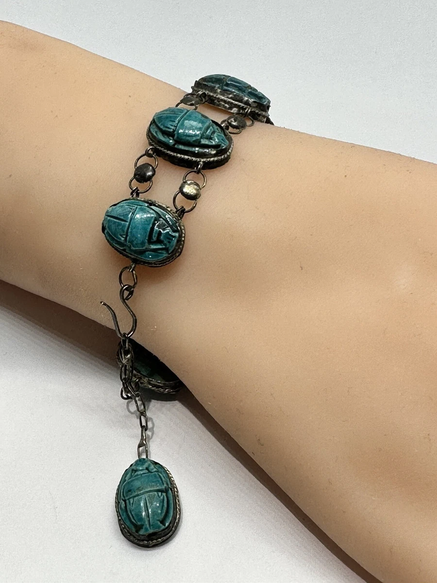 Scarab bracelet 2024 sterling silver