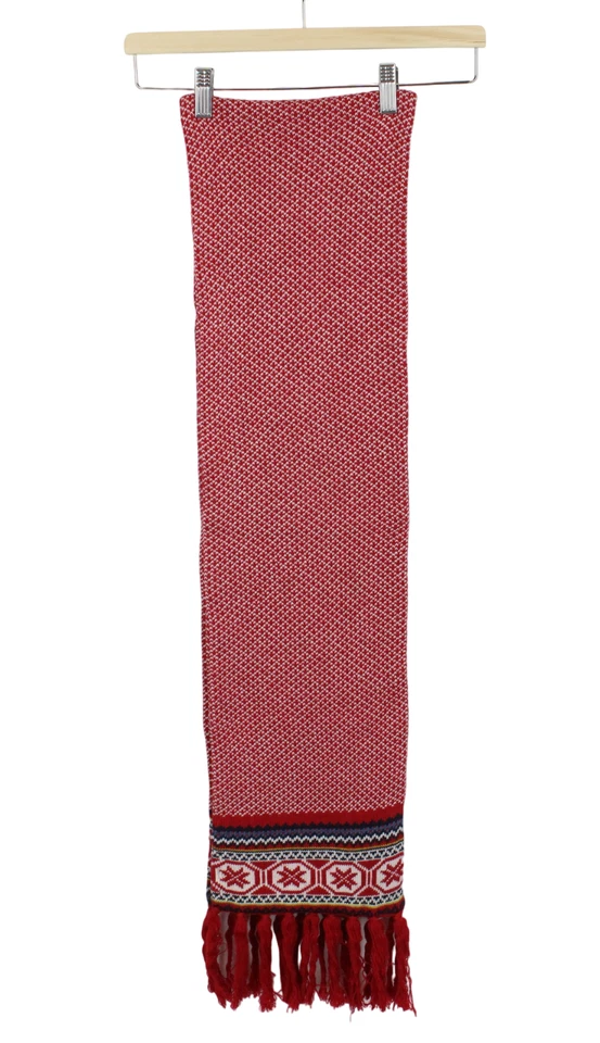 Cachecol longo nórdico Superdry masculino tamanho único lã angorá mistura lã forrado - Imagem 4 de 4