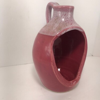 Old Fort North Carolina Pottery John Garrou VTG Honey Pot Creamer Jug Candle