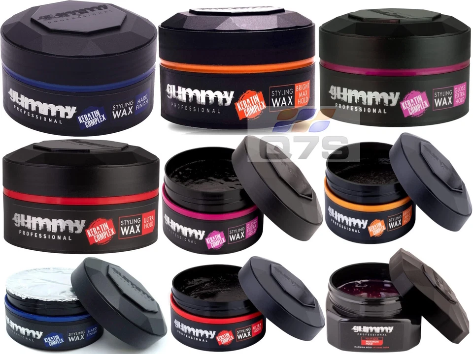 FONEX GUMMY Hair GEL Styling WAX Hard Finish Gloss Finish Extra Super Ultra Hold
