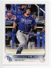 2022 Topps Series 2 #346 Francisco Mejia - Tampa Bay Rays BASE BASEBALL CARD